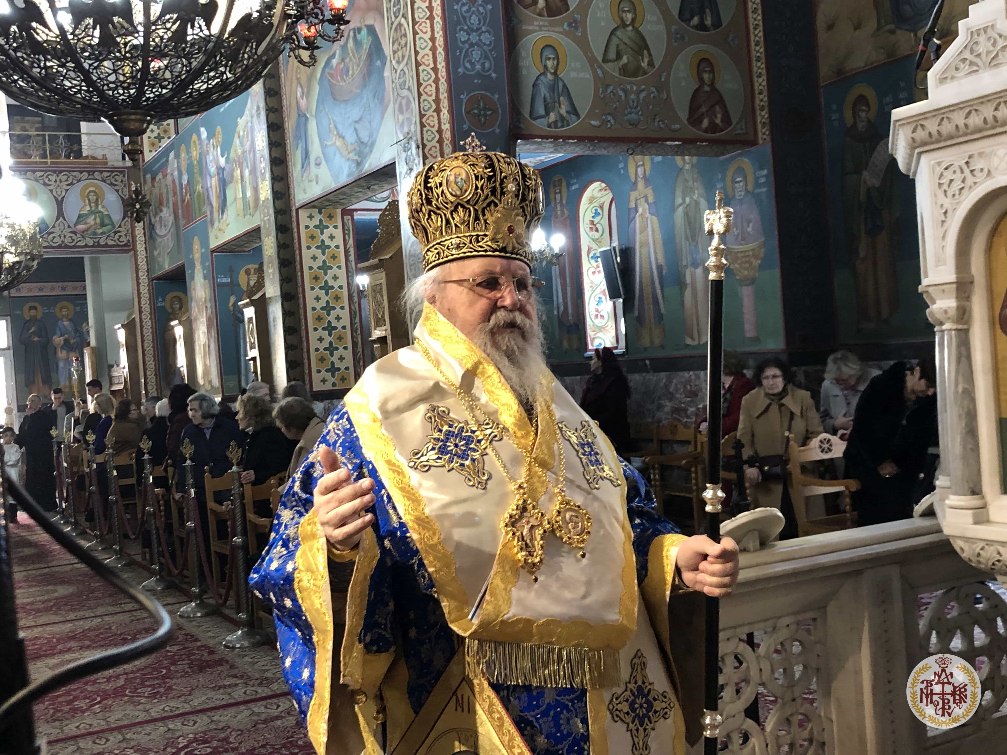 ΚΥΡΙΑΚΗ Β ΝΗΣΤΕΙΩΝ Ο ΣΕΒΑΣΜΙΩΤΑΤΟΣ ΜΗΤΡΟΠΟΛΙΤΗΣ ΜΑΣ ΣΤΟΝ ΙΕΡΟ ΝΑΟ ΜΕΤΑΜΟΡΦΩΣΕΩΣ ΤΟΥ ΣΩΤΗΡΟΣ ΒΥΡΩΝΟΣ