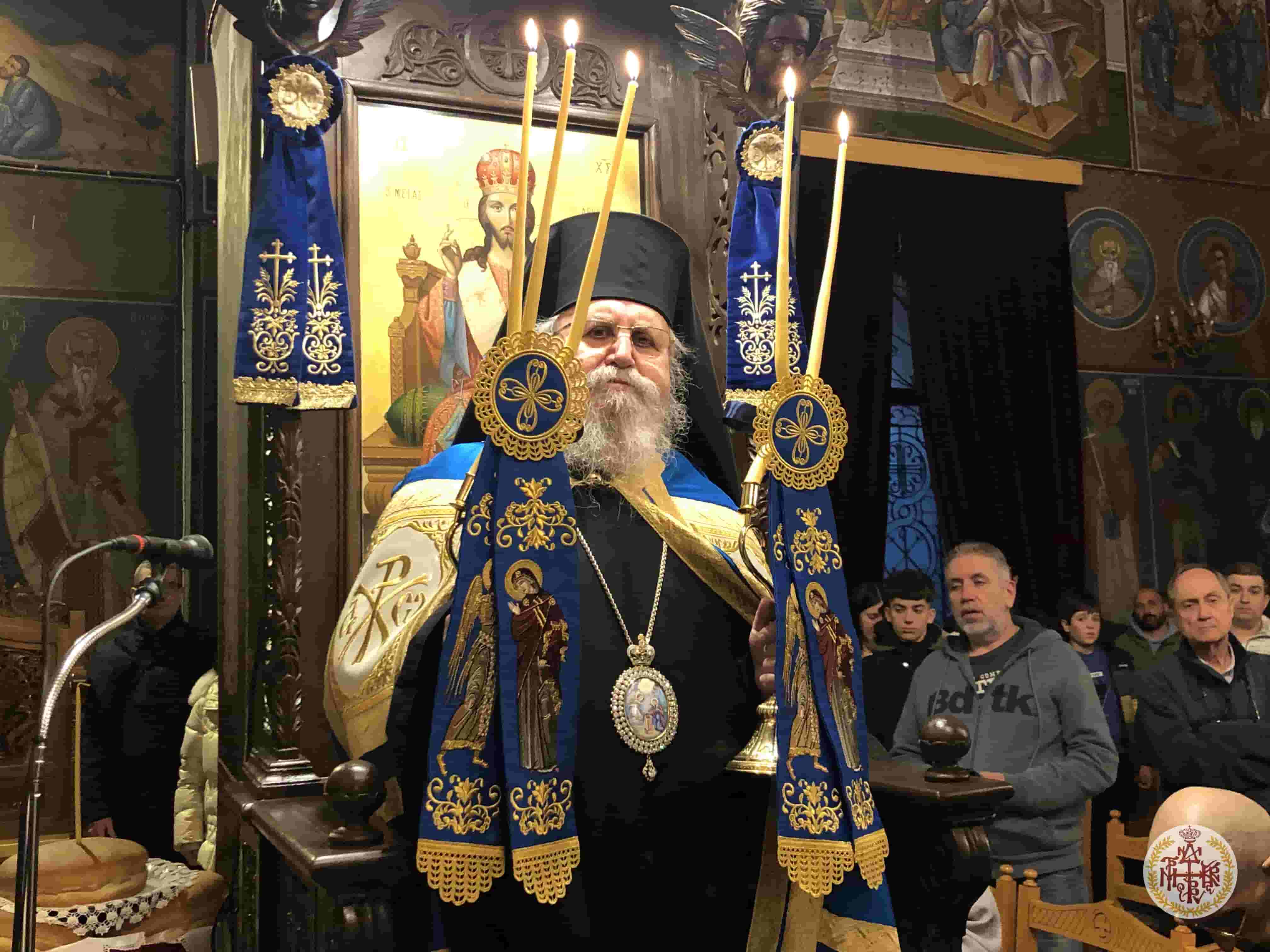 ΜΕΓΑΣ ΑΡΧΙΕΡΑΤΙΚΟΣ ΕΣΠΕΡΙΝΟΣ ΣΤΟΝ ΠΑΝΗΓΥΡΙΖΟΝΤΑ ΙΕΡΟ ΝΑΟ ΕΥΑΓΓΕΛΙΣΜΟΥ ΤΗΣ ΘΕΟΤΟΚΟΥ- ΑΓΙΑΣ ΦΩΤΕΙΝΗΣ ΥΜΗΤΤΟΥ