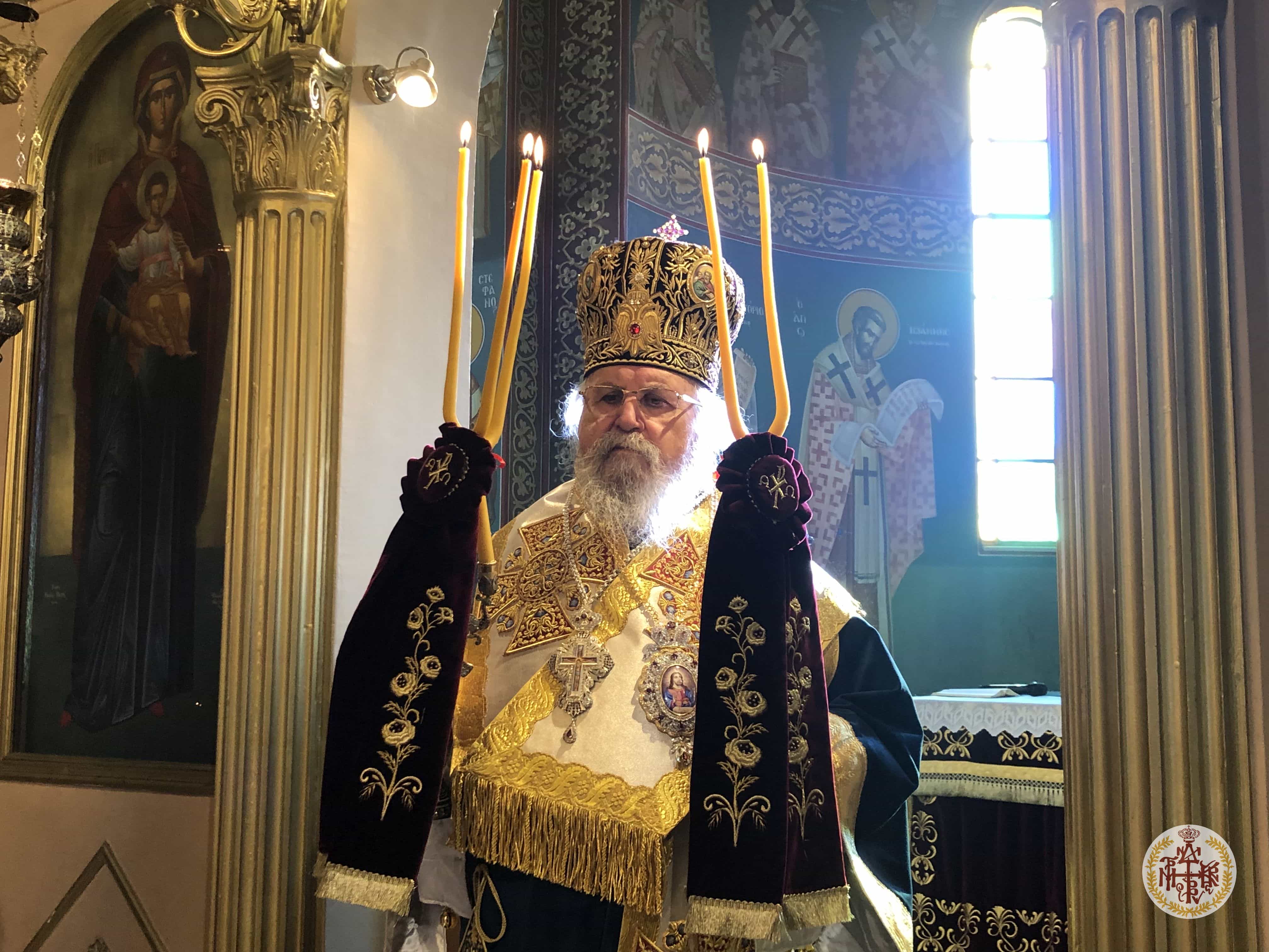 ΚΥΡΙΑΚΗ Ε ́ ΝΗΣΤΕΙΩΝ Ο ΣΕΒΑΣΜΙΩΤΑΤΟΣ ΜΗΤΡΟΠΟΛΙΤΗΣ ΜΑΣ ΣΤΟΝ ΙΕΡΟ ΝΑΟ ΑΓΙΩΝ ΤΡΙΩΝ ΙΕΡΑΡΧΩΝ ΚΑΙΣΑΡΙΑΝΗΣ