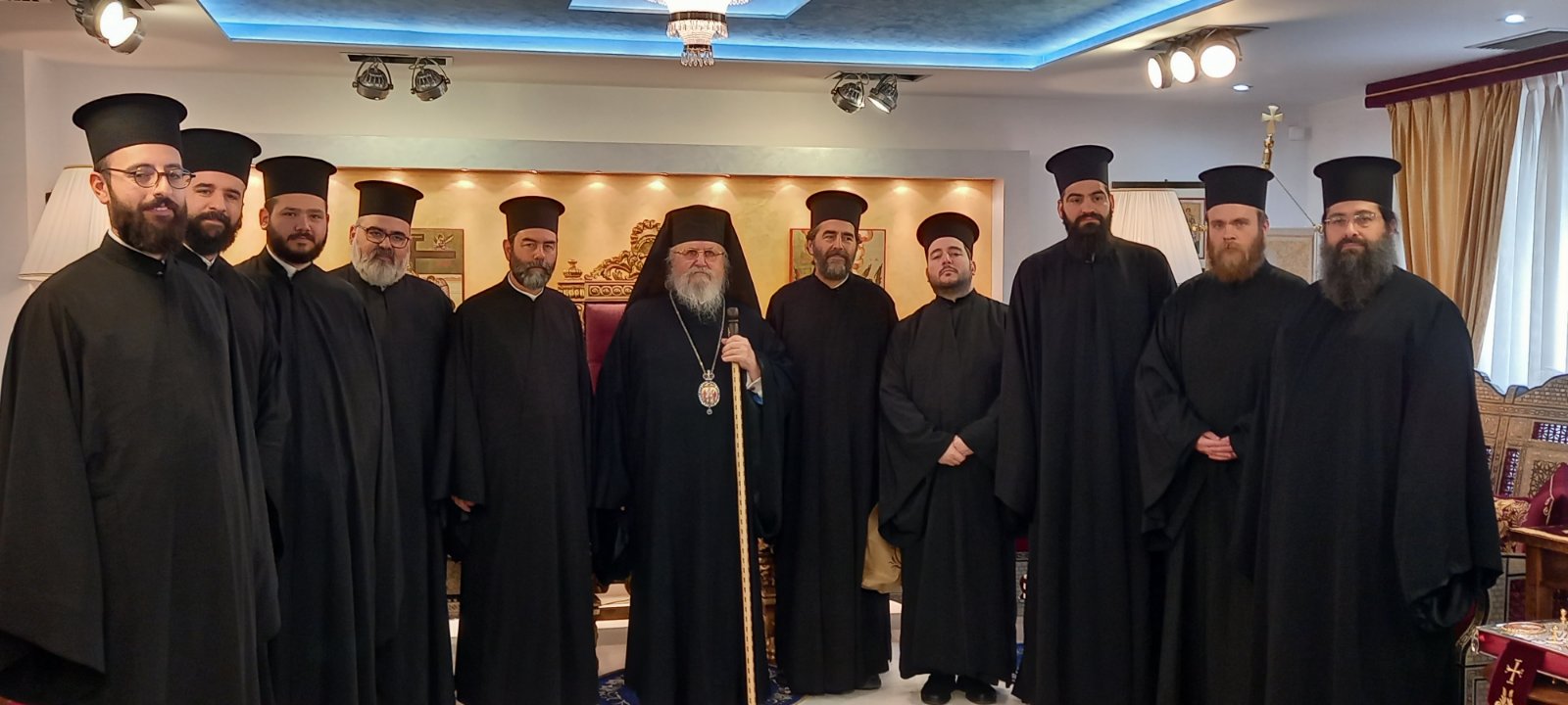 Εθιμοτυπική επίσκεψη των Νέων Στρατιωτικών Ιερέων στον Σεβασμιώτατο Μητροπολίτη μας (Σύνδεσμο της Ιεράς Συνόδου της Εκκλησίας της Ελλάδος με το Σώμα των Στρατιωτικών Ιερέων)