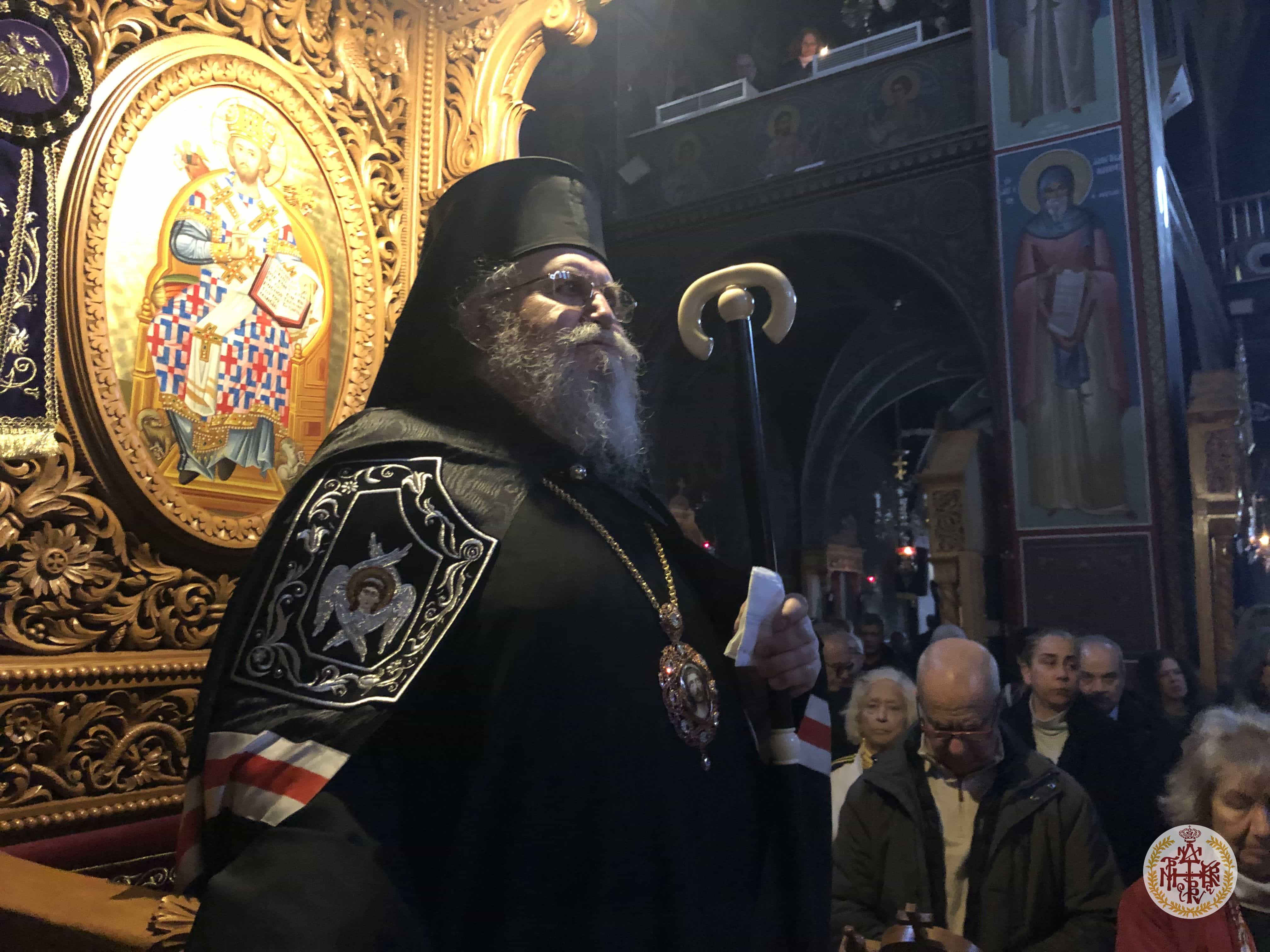ΚΥΡΙΑΚΗ ΤΩΝ ΒΑΙΩΝ ΕΣΠΕΡΑΣ,Η ΑΚΟΛΟΥΘΙΑ ΤΟΥ ΝΥΜΦΙΟΥ ΣΤΟΝ ΙΕΡΟ ΝΑΟ ΑΓΙΟΥ ΔΗΜΗΤΡΙΟΥ ΝΕΑΣ ΕΛΒΕΤΙΑΣ -ΒΥΡΩΝΟΣ