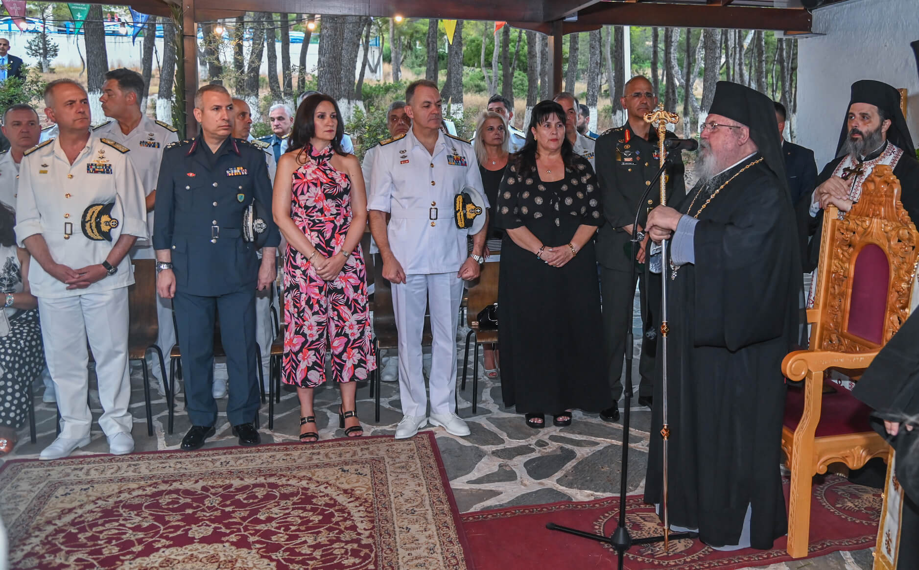 Ο Εορτασμός της Αγίας Μαρίνας στον Ιερό Ναό της Ναυτικής Βάσης Νοτίου Ευβοϊκού