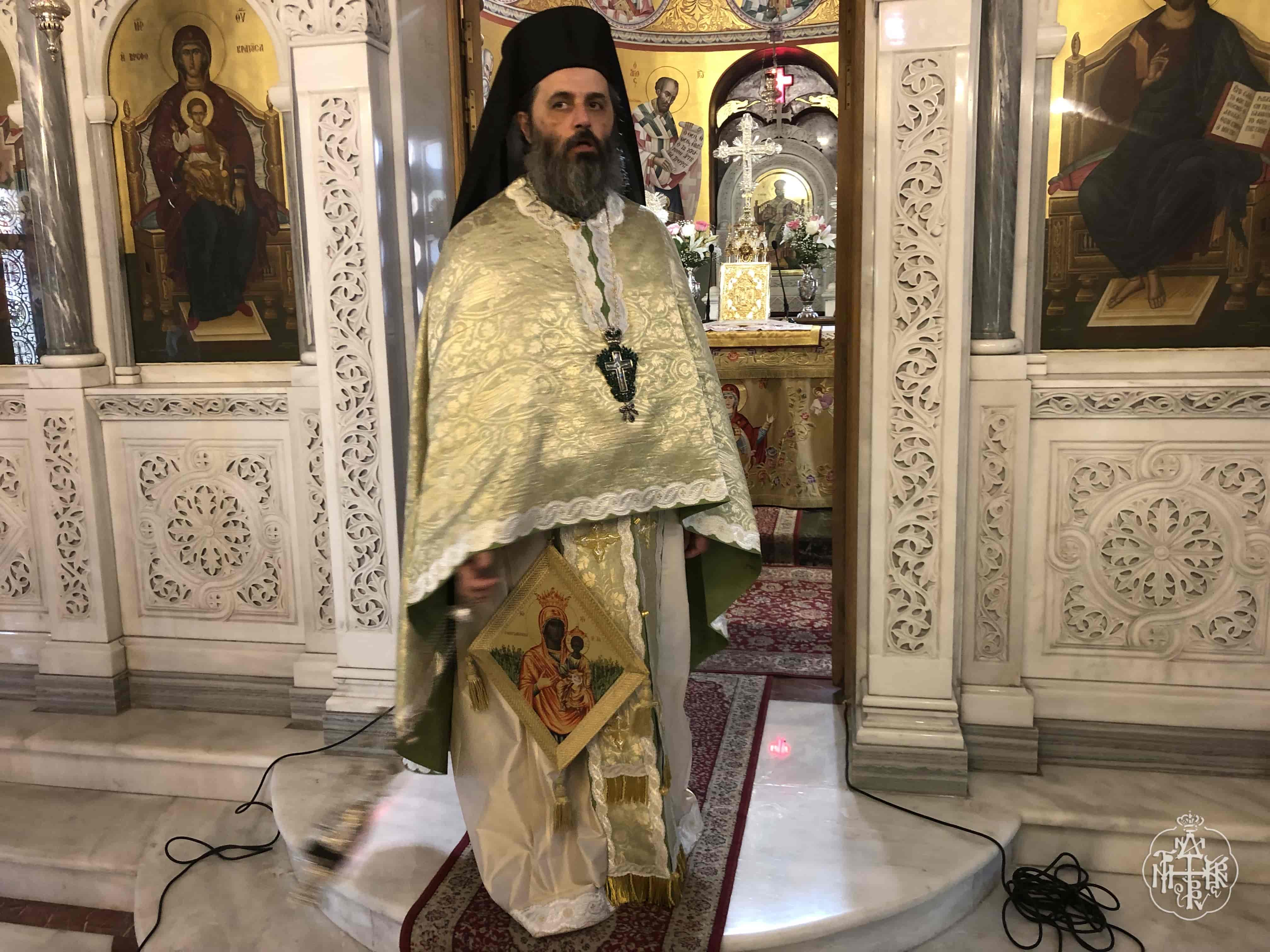 Η ΕΟΡΤΗ ΤΗΣ ΠΑΝΑΓΙΑΣ ΤΗΣ ΜΥΡΤΙΔΙΩΤΙΣΣΗΣ ΣΤΟΝ ΙΕΡΟ ΝΑΟ ΚΟΙΜΗΣΕΩΣ ΘΕΟΤΟΚΟΥ ΚΑΙΣΑΡΙΑΝΗΣ